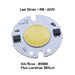 LED COB 35MM , PUTERE 4W - 220V